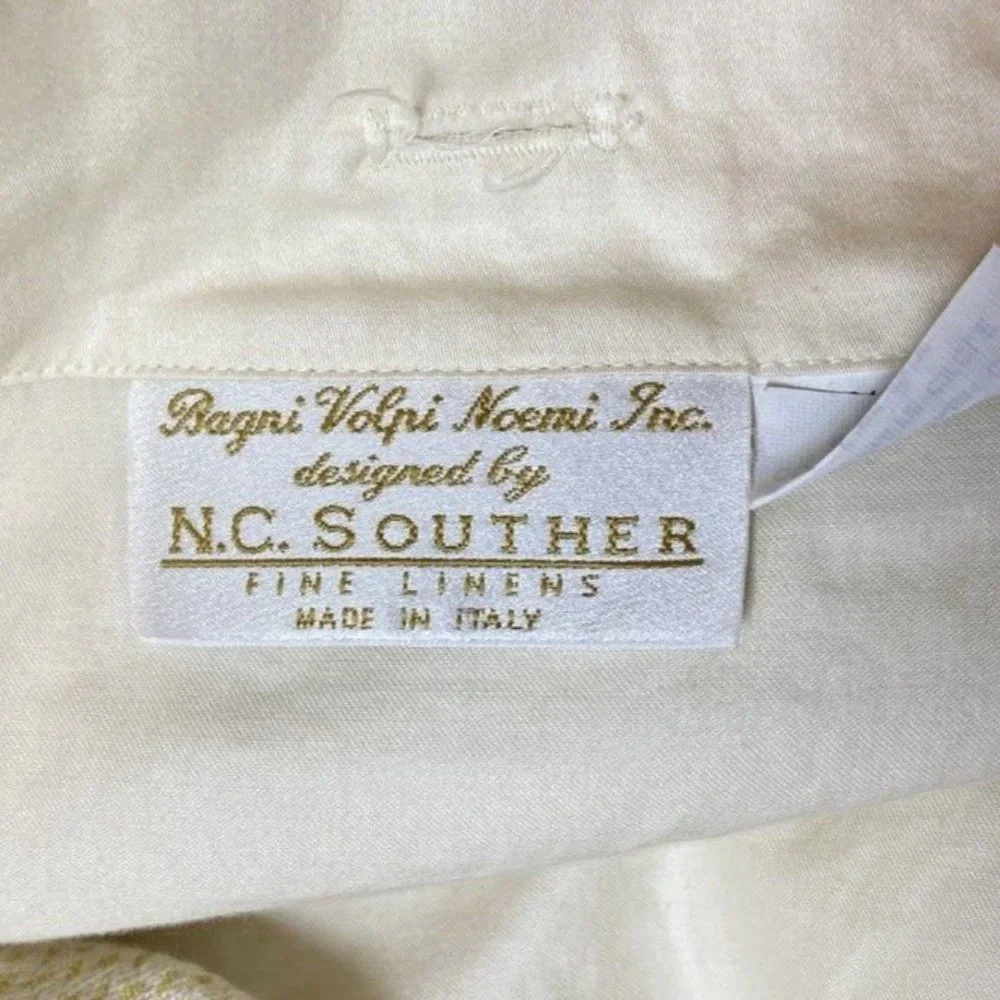 Bagni Volpi Noemi Fine Linens Duvet King Size Italy Custom Made Rare Bespoke